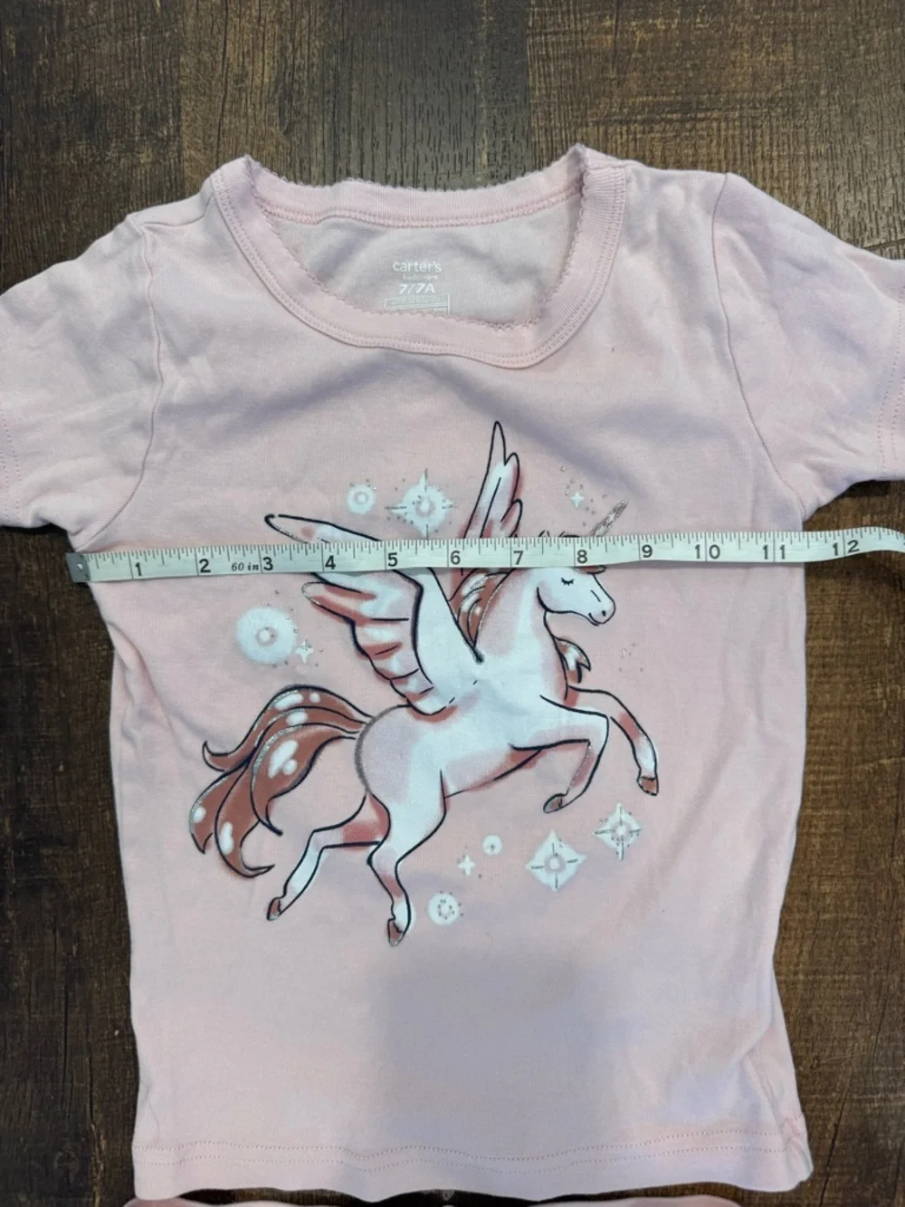 Carter's Two-Piece Pink Unicorn Pajama Set with Matching Leggings